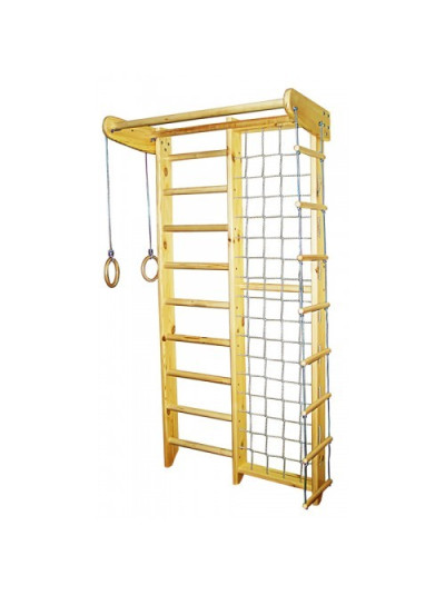 Спортивний куточок КОМБІК з мотузковим набором ясен